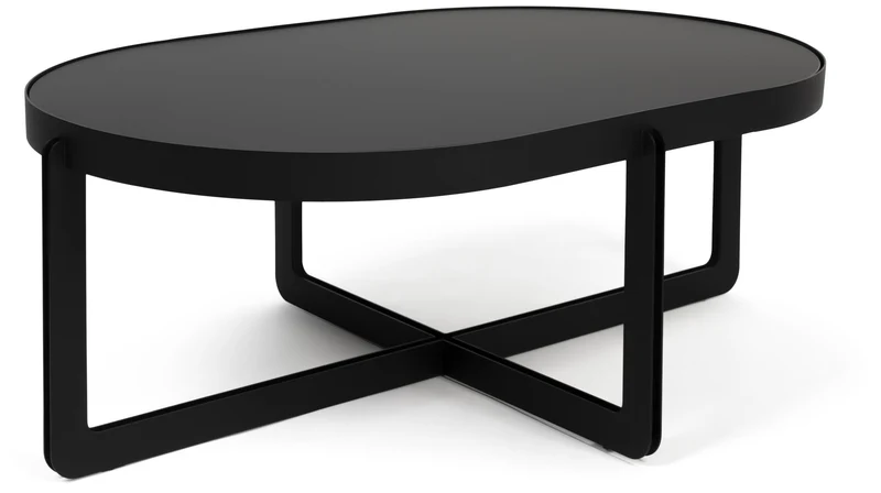Couchtisch CENTRE OVAL von Zuiver 102 x 68 cm - 2 Farben lieferbar