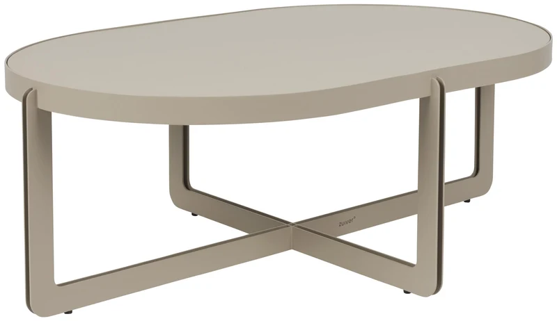 Couchtisch CENTRE OVAL von Zuiver 102 x 68 cm - 2 Farben lieferbar