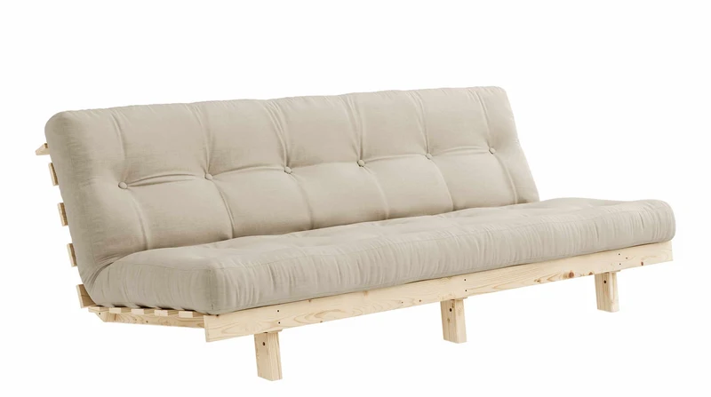 Klappcouch LEAN Funktionssofa Sofa Kiefer massiv unbehandelt von Karup