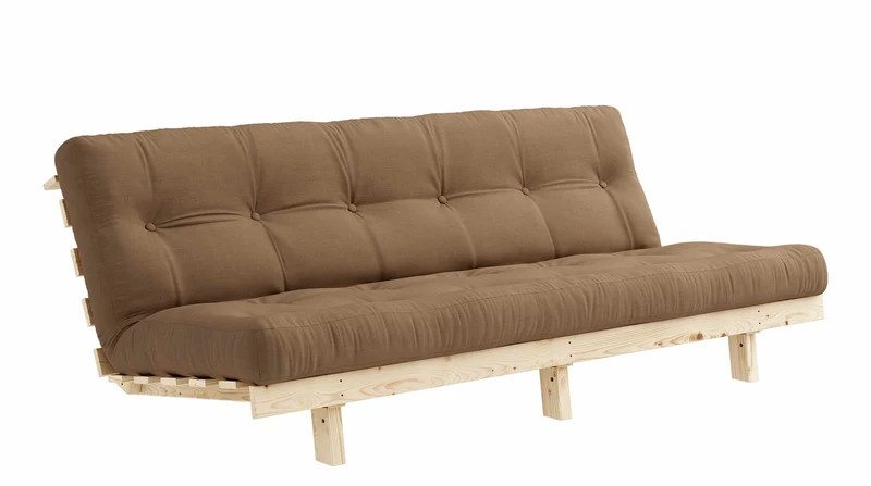 Klappcouch LEAN Funktionssofa Sofa Kiefer massiv unbehandelt von Karup