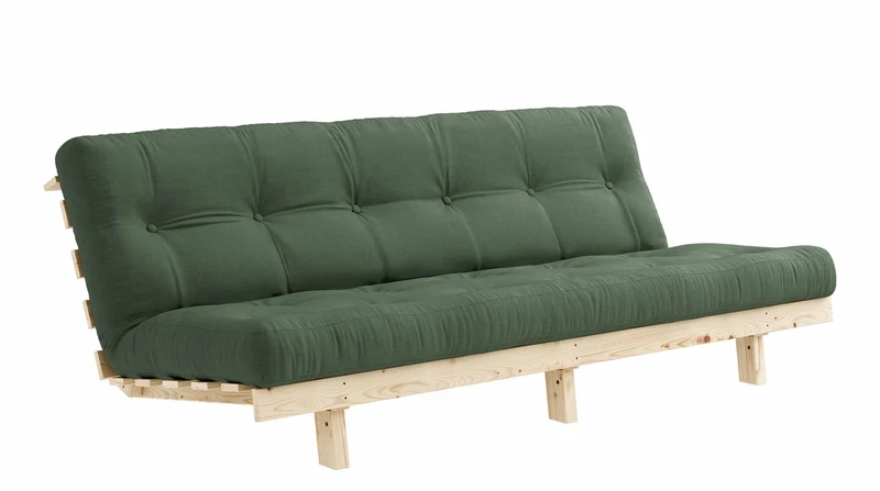 Klappcouch LEAN Funktionssofa Sofa Kiefer massiv unbehandelt von Karup
