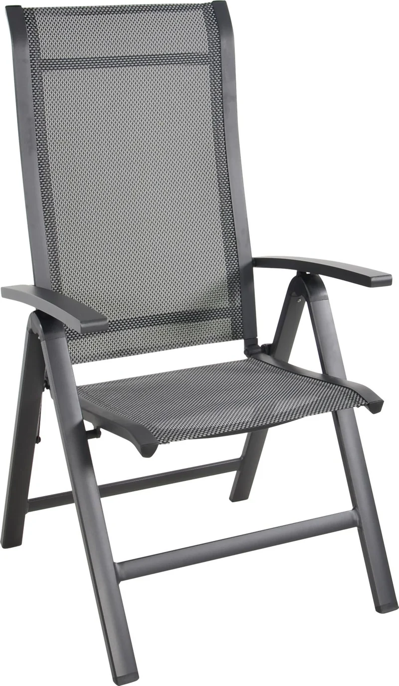 Gartensessel Klappsessel HERA NEGRO Gestell Aluminium matt anthrazit