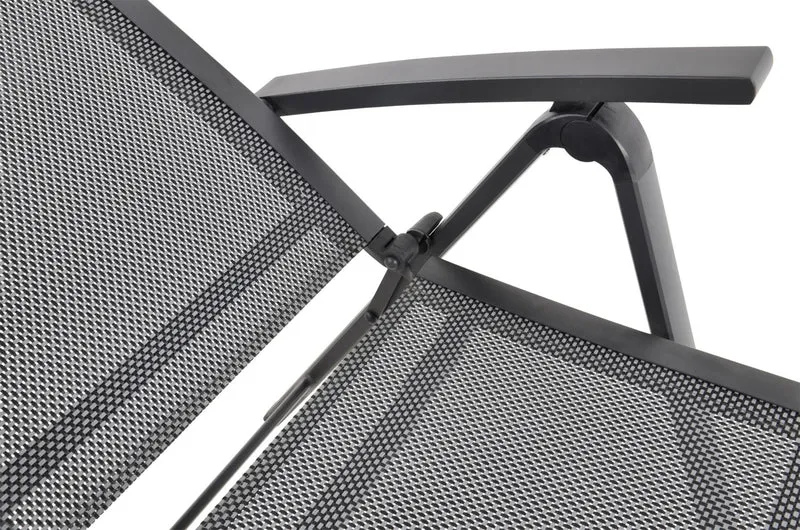 Gartensessel Klappsessel HERA NEGRO Gestell Aluminium matt anthrazit