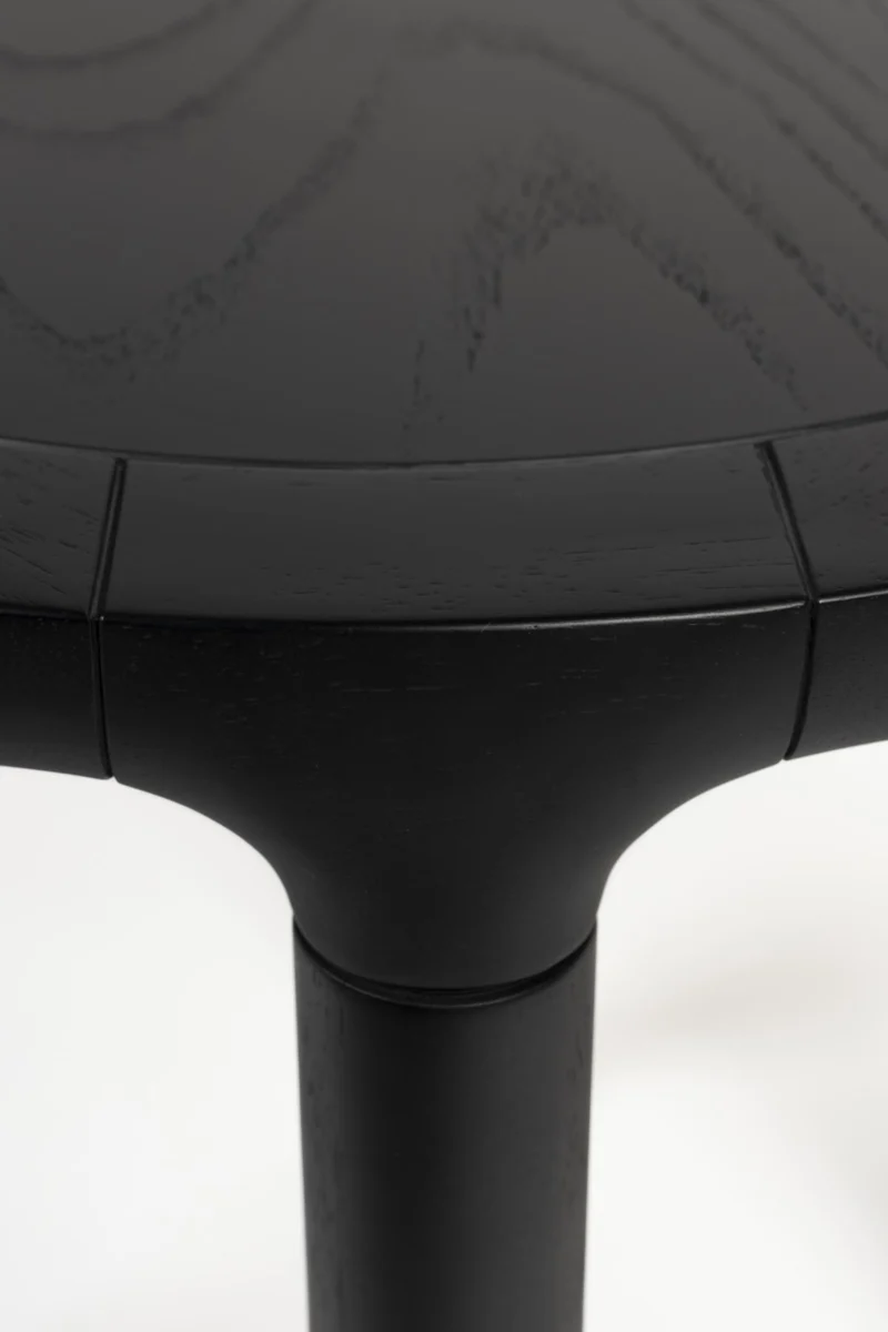 Couchtisch STORM rund Ø 60 cm von Zuiver Schwarz lackiert