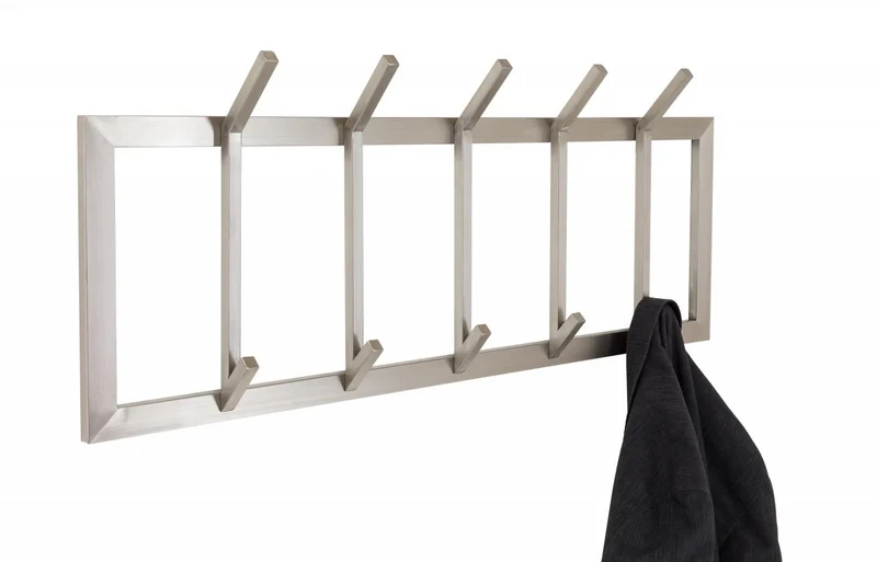 Wandgarderobe IMMO 5 aus Edelstahl