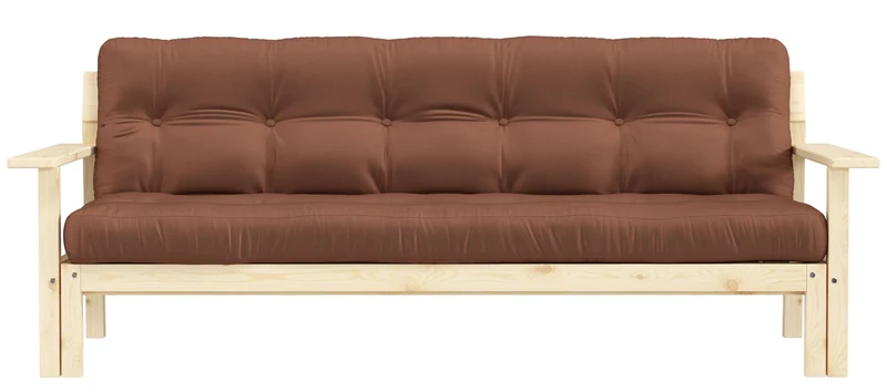 Schlafsofa UNWIND Sofa mit ausziehbarem Sitz Kiefer massiv lackiert