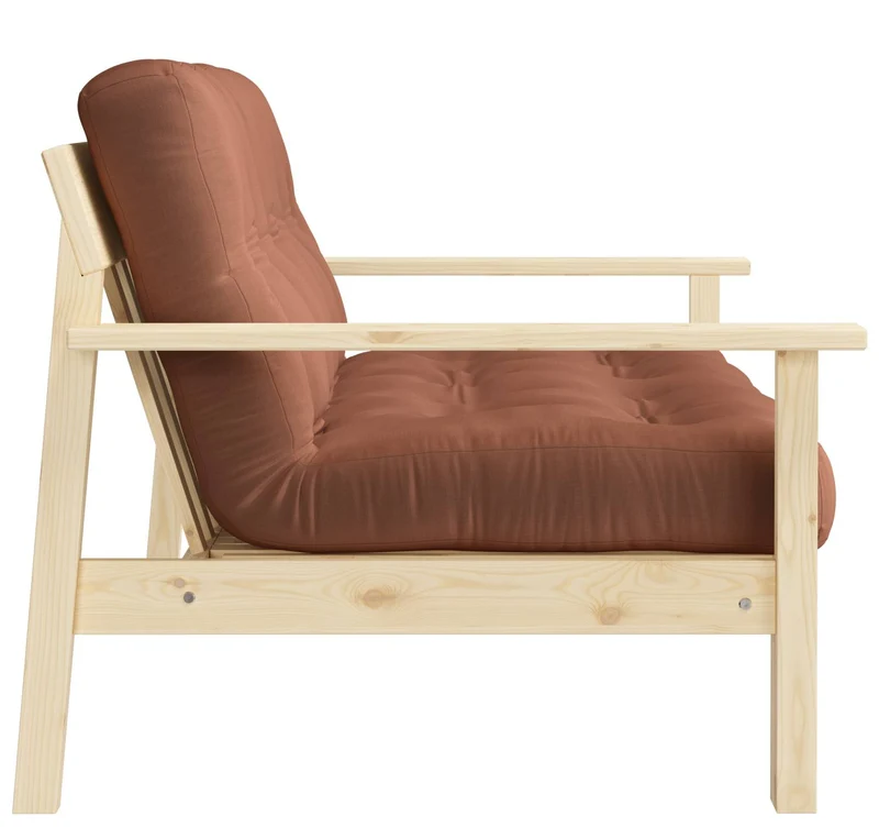 Schlafsofa UNWIND Sofa mit ausziehbarem Sitz Kiefer massiv lackiert