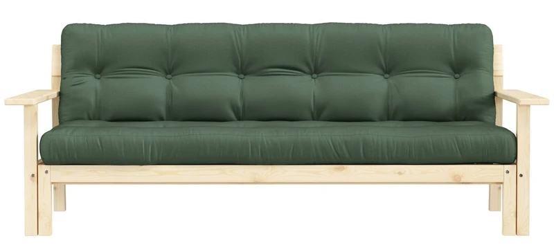 Schlafsofa UNWIND Sofa mit ausziehbarem Sitz Kiefer massiv lackiert