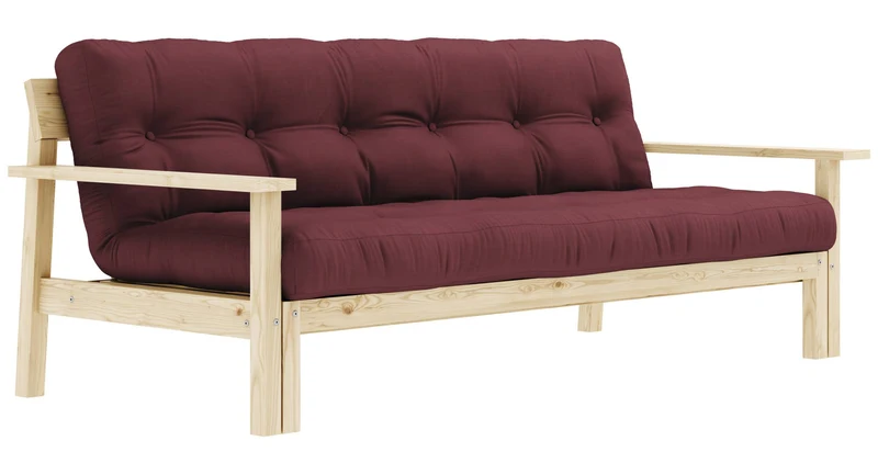 Schlafsofa UNWIND Sofa mit ausziehbarem Sitz Kiefer massiv lackiert