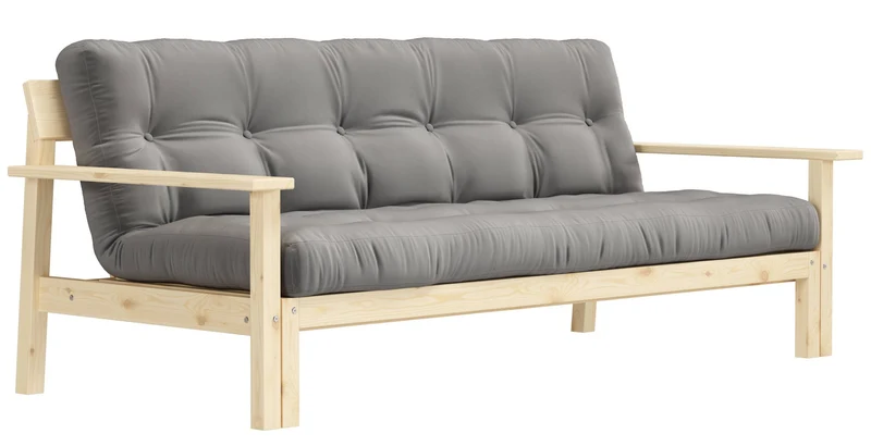 Schlafsofa UNWIND Sofa mit ausziehbarem Sitz Kiefer massiv lackiert