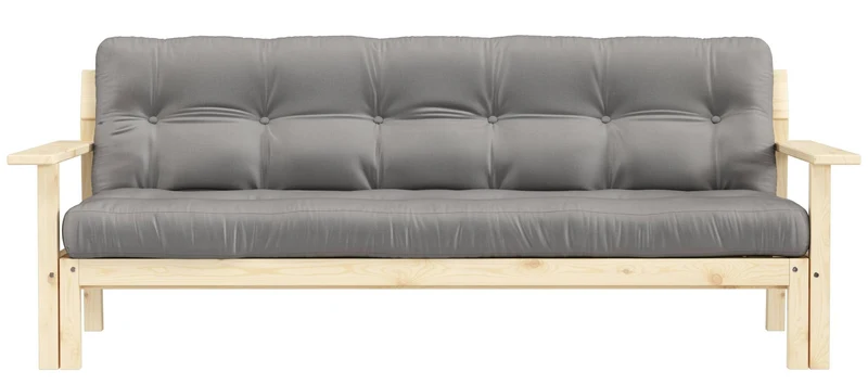 Schlafsofa UNWIND Sofa mit ausziehbarem Sitz Kiefer massiv lackiert
