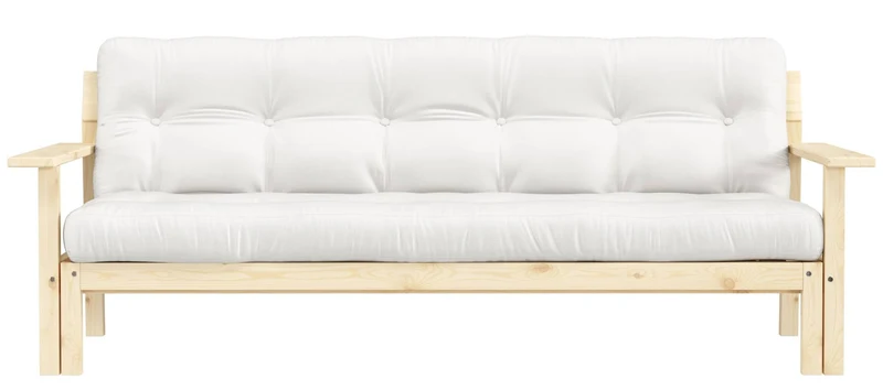 Schlafsofa UNWIND Sofa mit ausziehbarem Sitz Kiefer massiv lackiert