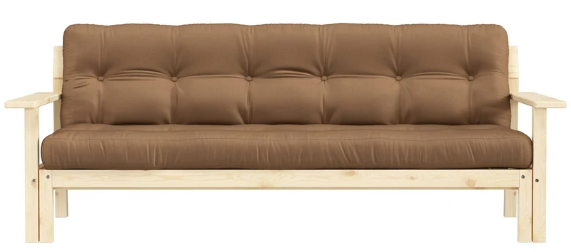 Schlafsofa UNWIND Sofa mit ausziehbarem Sitz Kiefer massiv lackiert