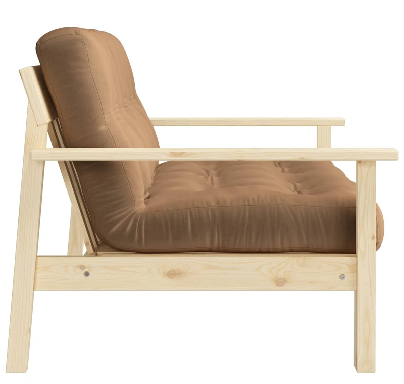 Schlafsofa UNWIND Sofa mit ausziehbarem Sitz Kiefer massiv lackiert