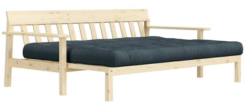 Schlafsofa UNWIND Sofa mit ausziehbarem Sitz Kiefer massiv lackiert