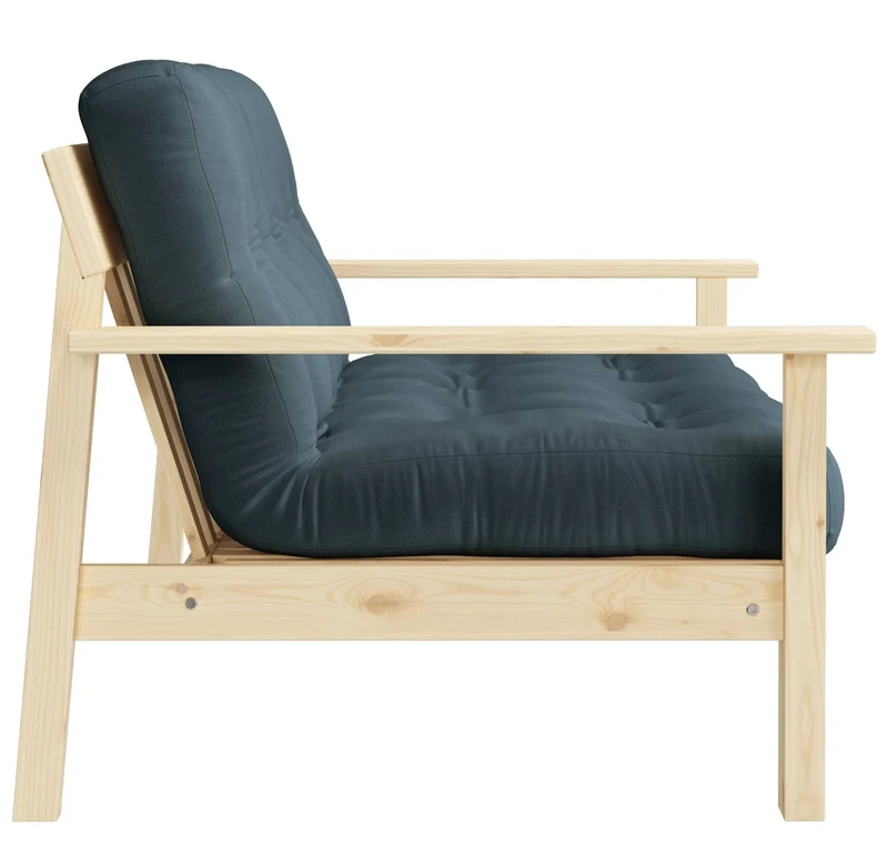 Schlafsofa UNWIND Sofa mit ausziehbarem Sitz Kiefer massiv lackiert