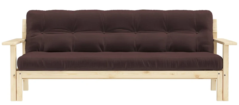 Schlafsofa UNWIND Sofa mit ausziehbarem Sitz Kiefer massiv lackiert