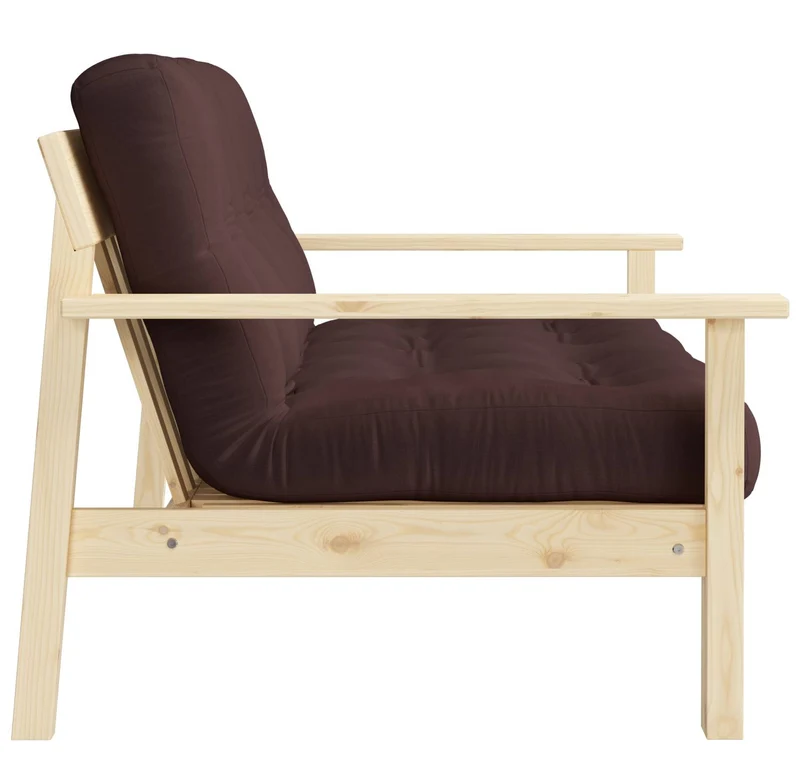 Schlafsofa UNWIND Sofa mit ausziehbarem Sitz Kiefer massiv lackiert