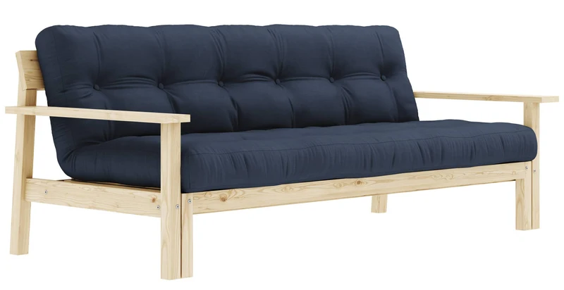 Schlafsofa UNWIND Sofa mit ausziehbarem Sitz Kiefer massiv lackiert