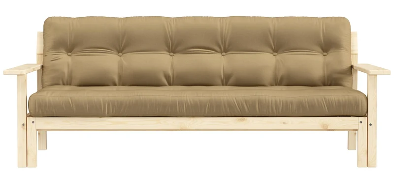 Schlafsofa UNWIND Sofa mit ausziehbarem Sitz Kiefer massiv lackiert