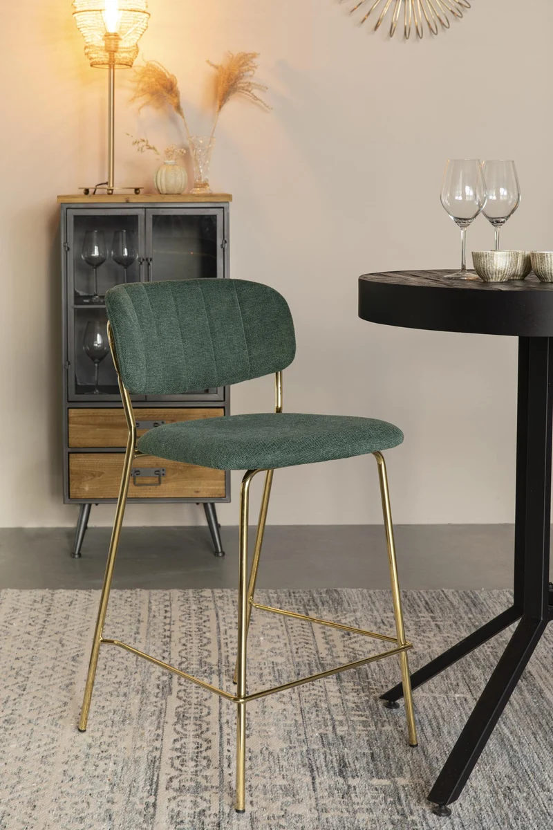 Hocker Tresenhocker JOLIEN GOLD in drei verschiedenen Farben