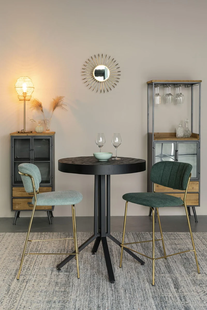 Hocker Tresenhocker JOLIEN GOLD in drei verschiedenen Farben