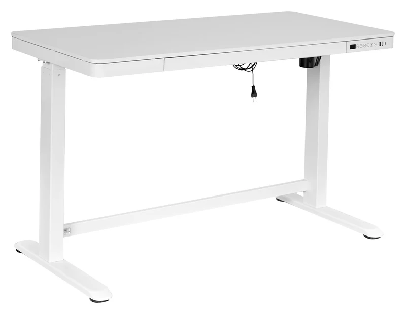 LIFETIME Schreibtisch RISE elektrisch verstellbar mit Schublade und USB