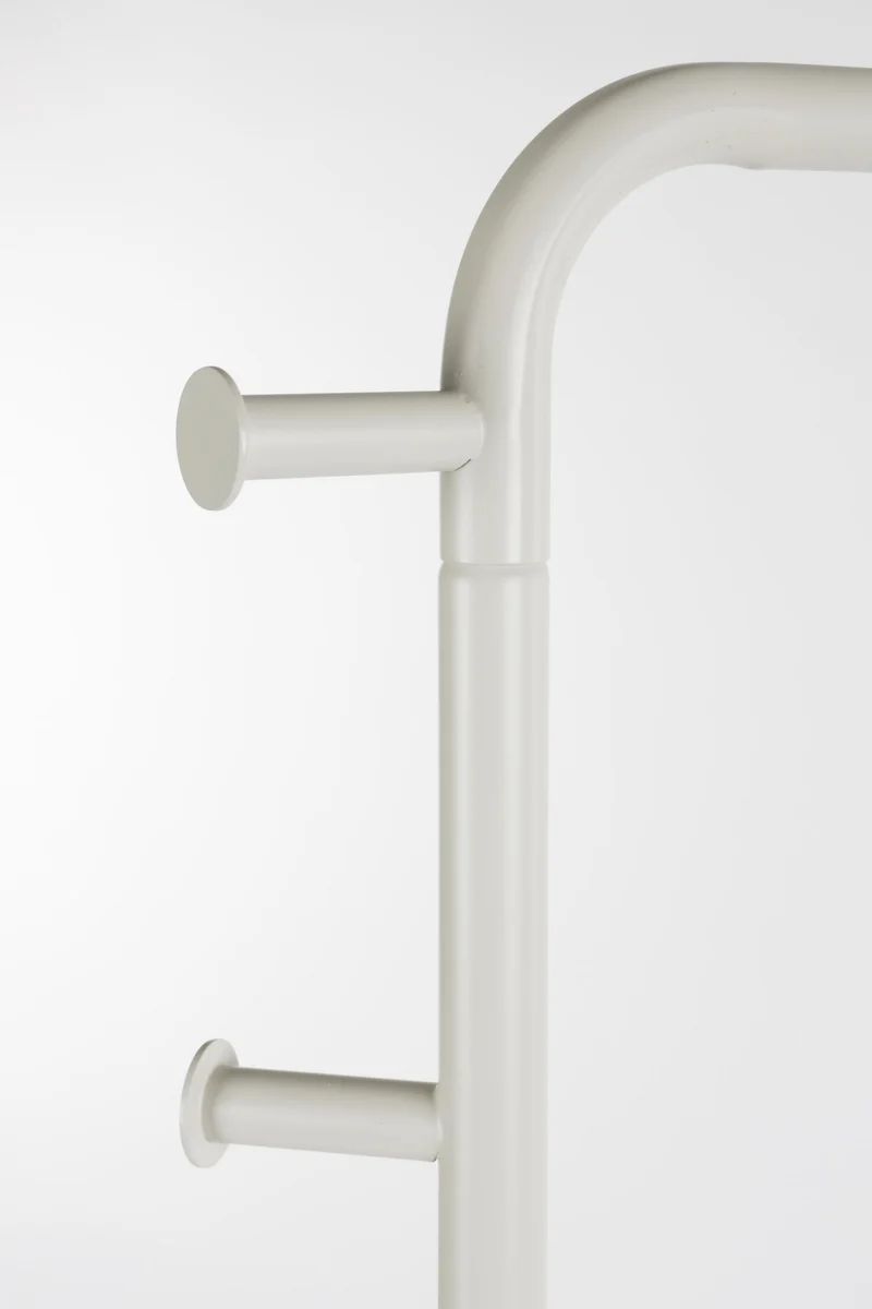 Standspiegel Vero Beige mit Garderobe | Design von Zuiver