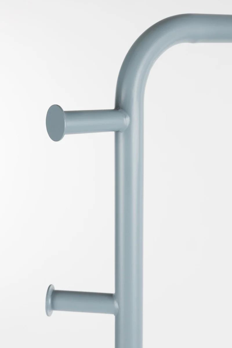 Standspiegel Vero Blau mit Garderobe | Design von Zuiver