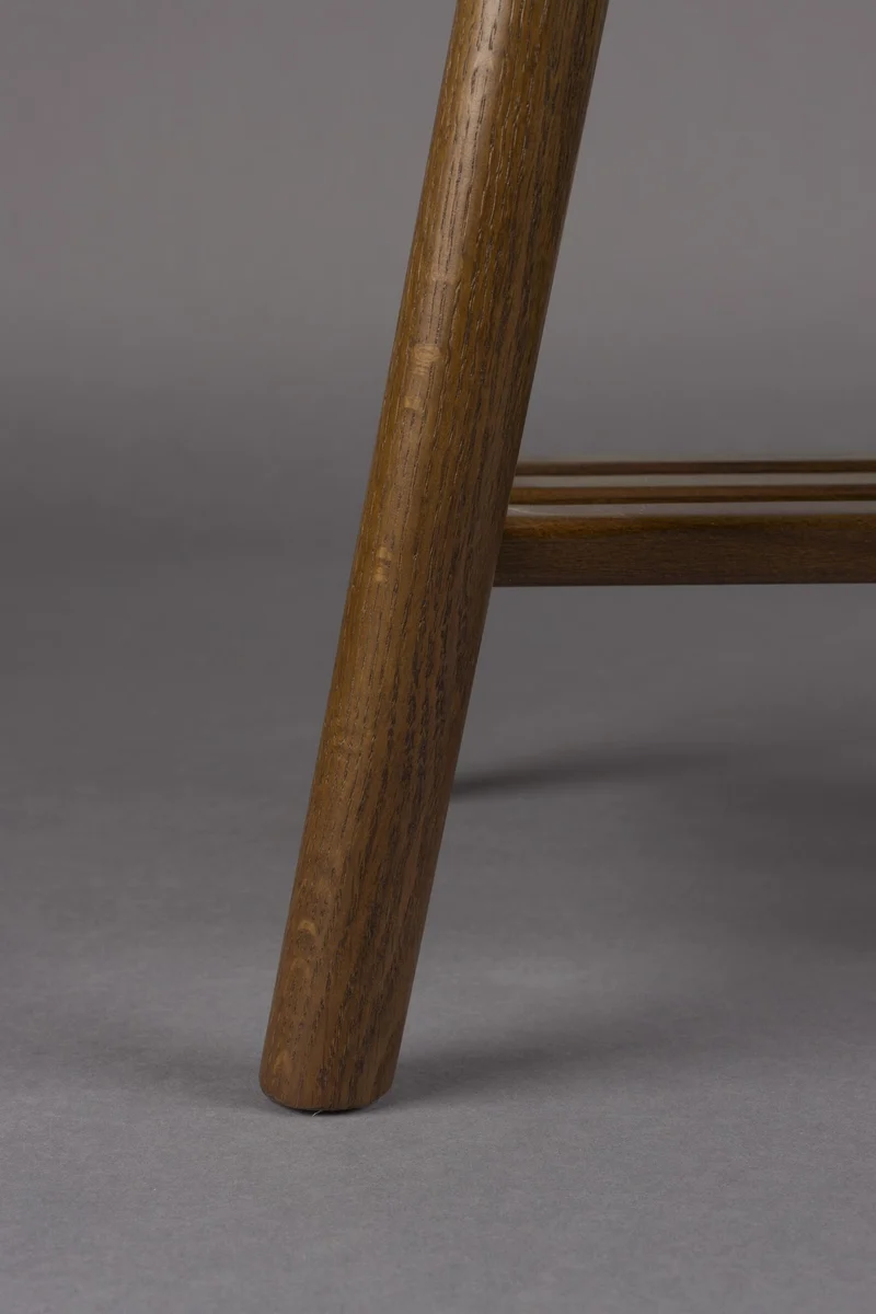 Sitzbank Kintaro Walnuss | Japandi-Design & Seilgeflecht