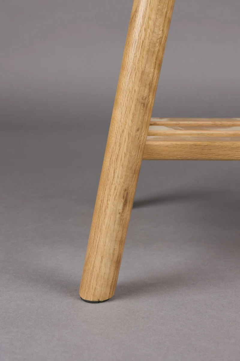 Sitzbank Hocker Kintaro aus Eiche | Japandi-Design mit Seilgeflecht