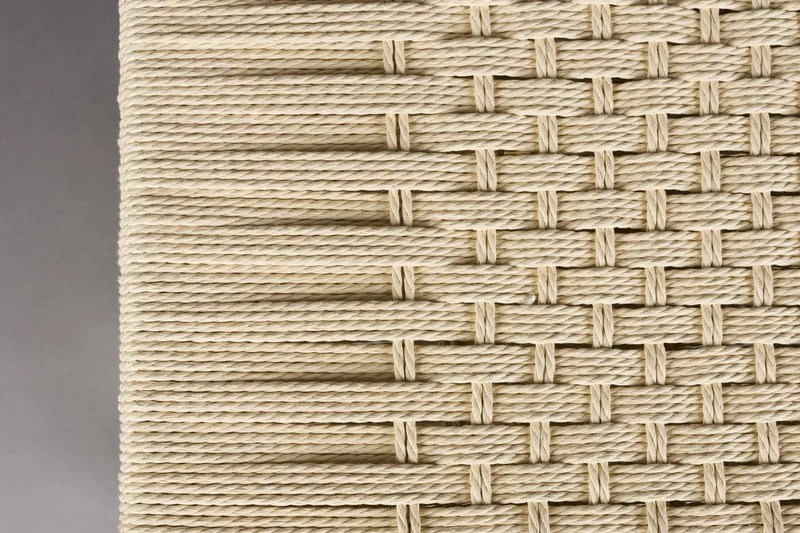 Sitzbank Kintaro aus Eiche | Japandi-Design mit Seilgeflecht