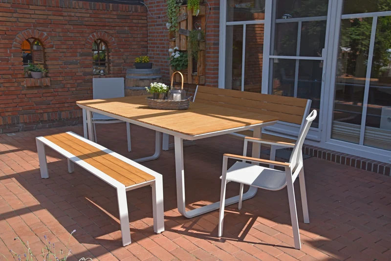 Stapelstuhl Gartenstuhl VENICE aus Aluminium von GardenPleasure