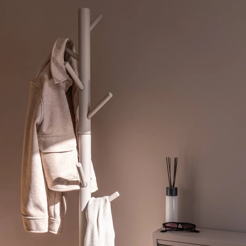 Kleiderständer BRO Silky Taupe Design Garderobe Höhe 170 cm, Spinder