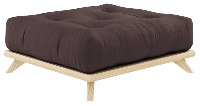 Hocker SENZA Polsterhocker passend zum Sofa Karup DAYBED Kiefer natur
