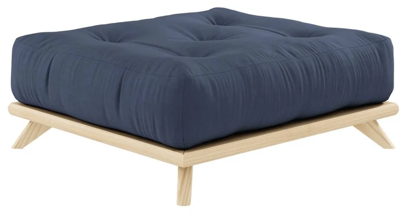 Hocker SENZA Polsterhocker passend zum Sofa Karup DAYBED Kiefer natur