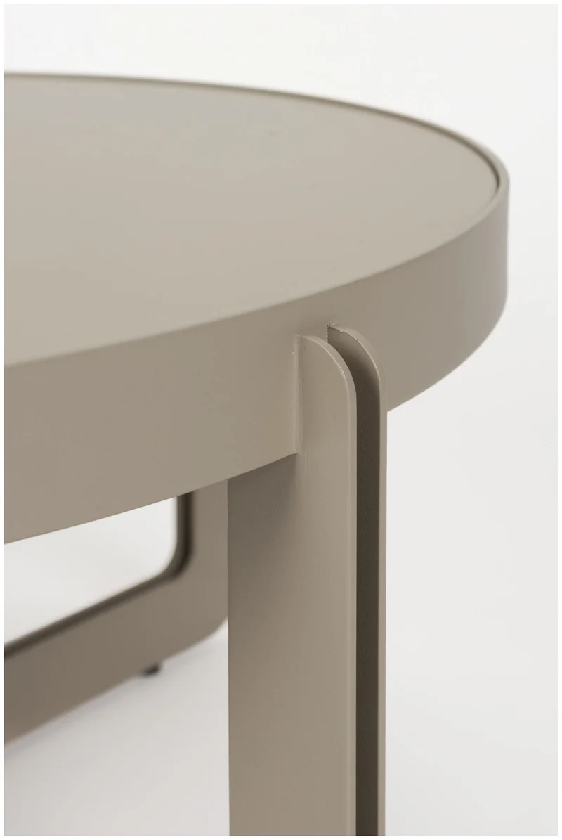Couchtisch CENTRE RUND von Zuiver 68 x 68 cm - 2 Farben lieferbar