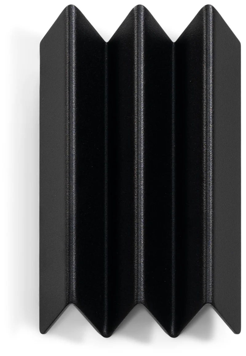 Wandgarderobe SENSU Small Garderobe Stahl gefaltete Optik von Spinder