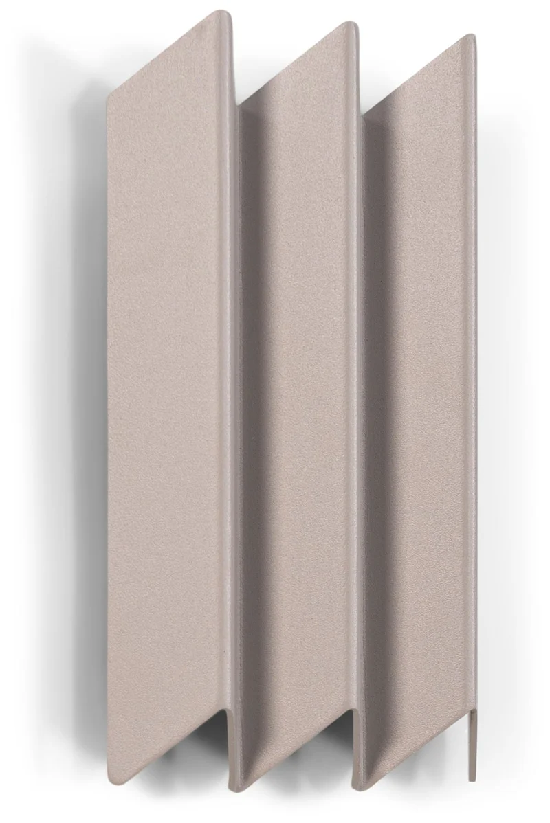 Wandgarderobe SENSU Small Garderobe Stahl gefaltete Optik von Spinder