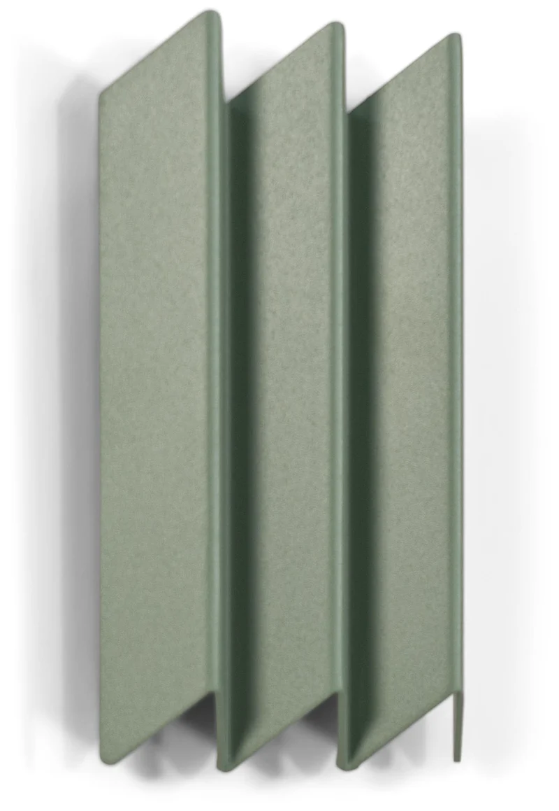 Wandgarderobe SENSU Small Garderobe Stahl gefaltete Optik von Spinder