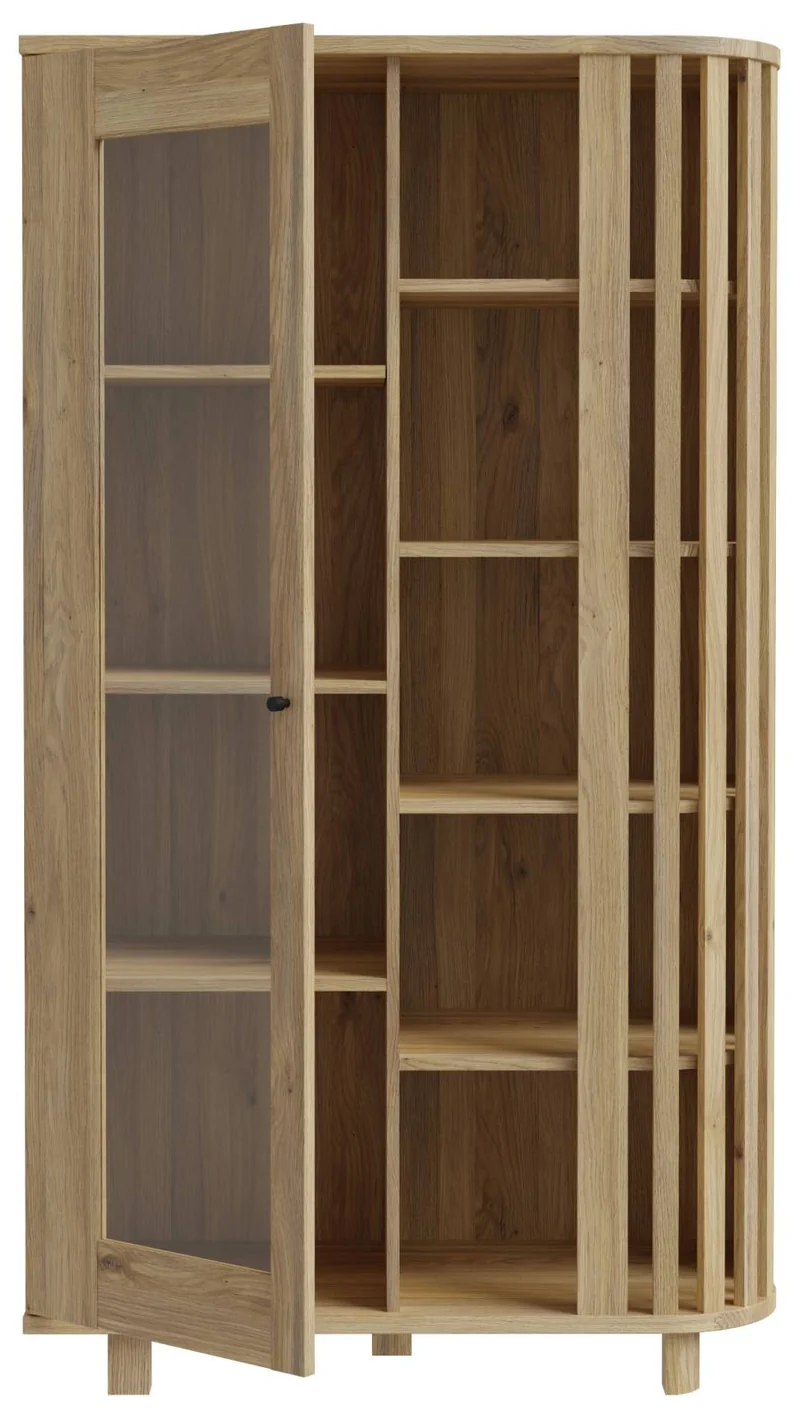 Wohnzimmerschrank RANFLURY 01, 3-tlg. Mauvella Eiche, von Forte
