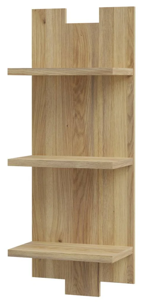 Wandboard RANFLURY mit 3 Ablagen Optik: Mauvella Eiche