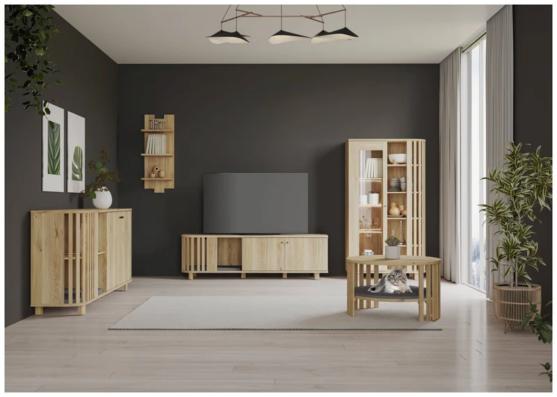 Lowboard TV-Board RANFLURY Optik: Mauvella Eiche, von Forte