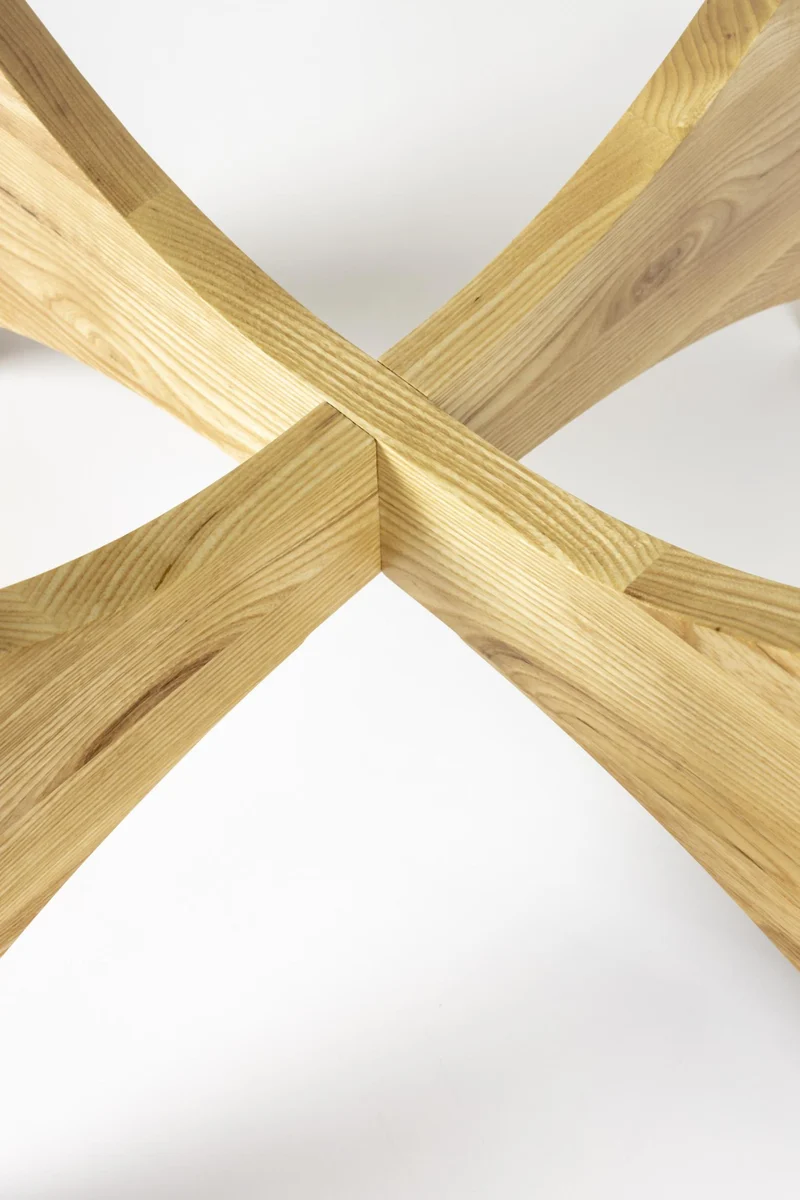 Couchtisch Glastisch KOBE Rund Ø 80 cm mit Glasplatte von Zuiver