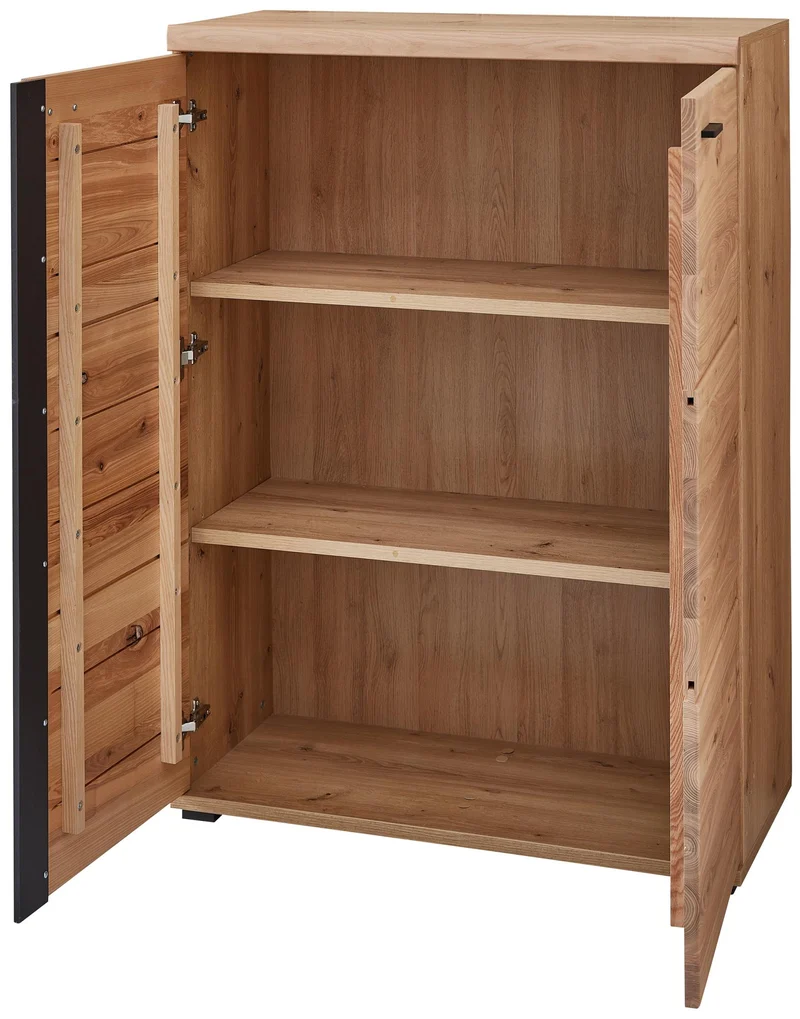 Büroschrank SONOS HU11 Front Altesche Massivholz gebürstet