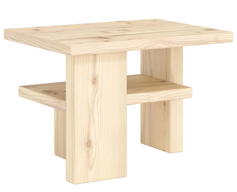 Beistelltisch JAPAN Side Table Kiefer massiv unfinished von Karup