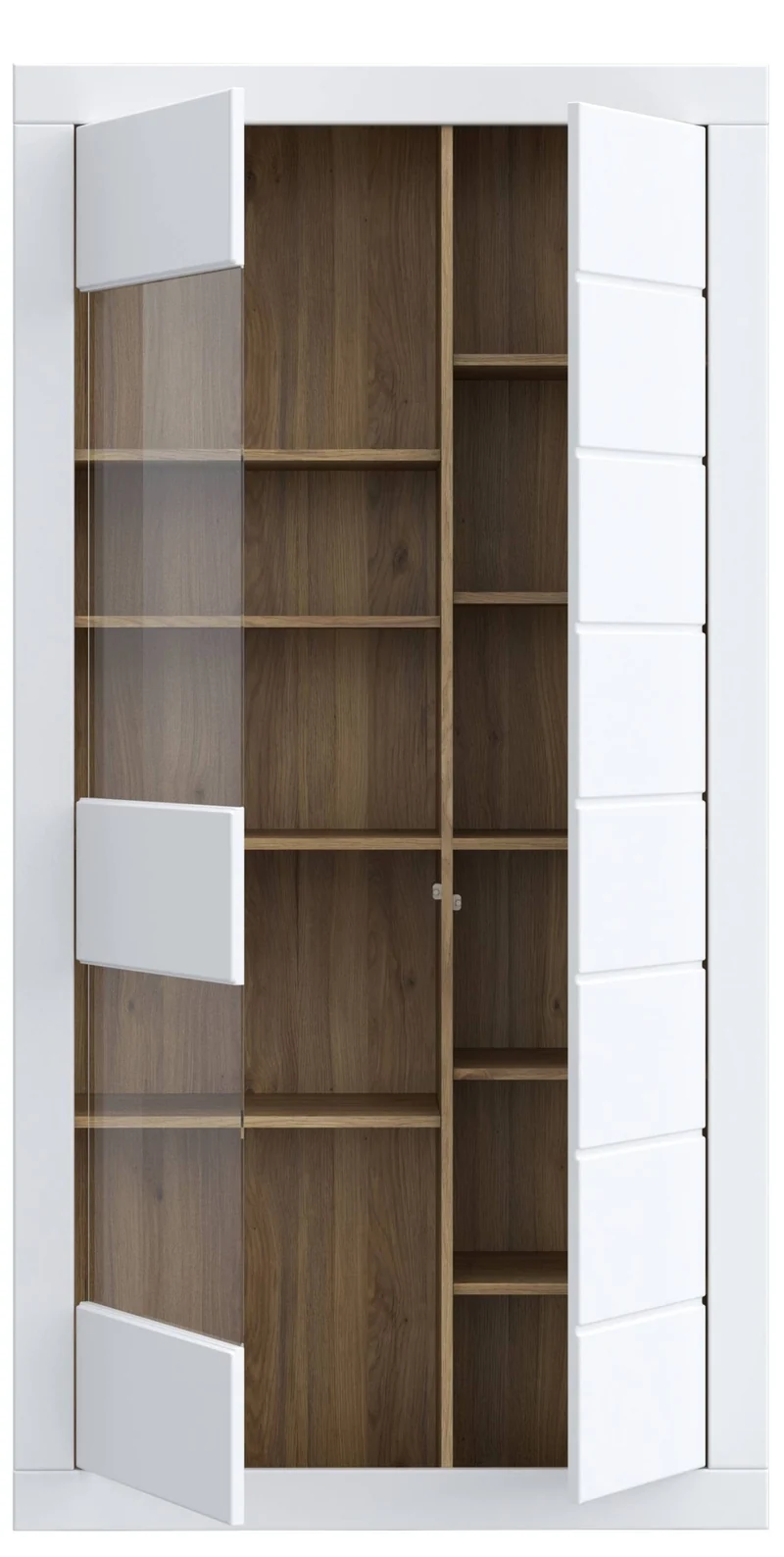 Wohnzimmerschrank LEFKADAS 3, 3-teilig Weiss, von Forte