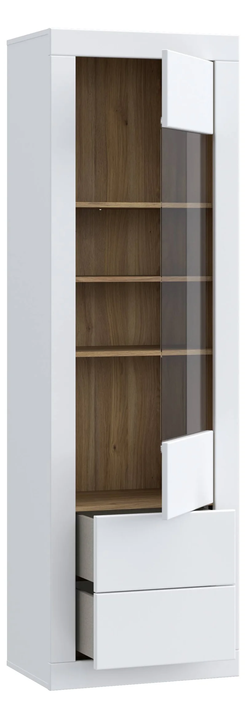Wohnzimmerschrank LEFKADAS 3, 3-teilig Weiss, von Forte
