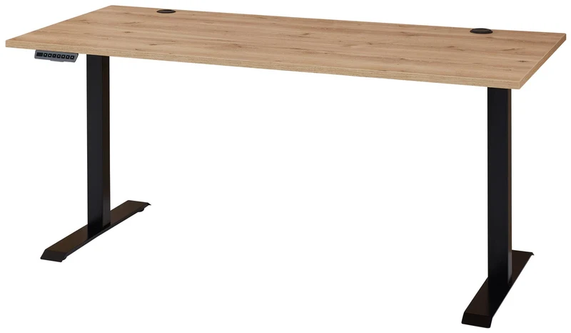 Höhenverstellbarer Schreibtisch SONOS Old Artisan Eiche - 160 x 77 cm
