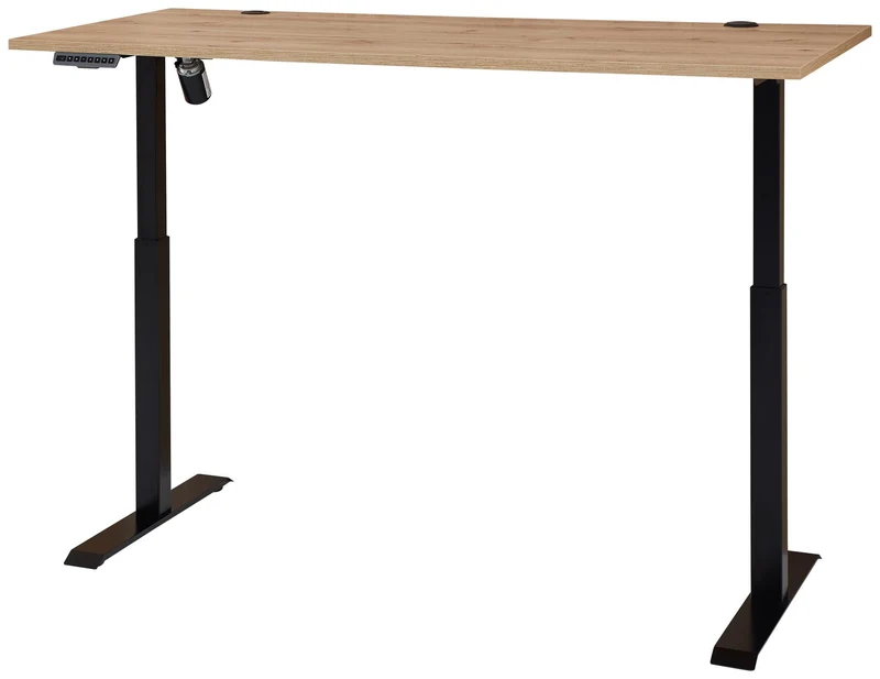 Höhenverstellbarer Schreibtisch SONOS Old Artisan Eiche - 160 x 77 cm